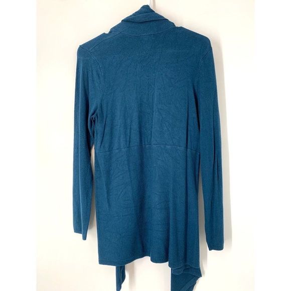 Women’s Maurices blue open cardigan shawl collar large 5722 - Picture 7 of 7